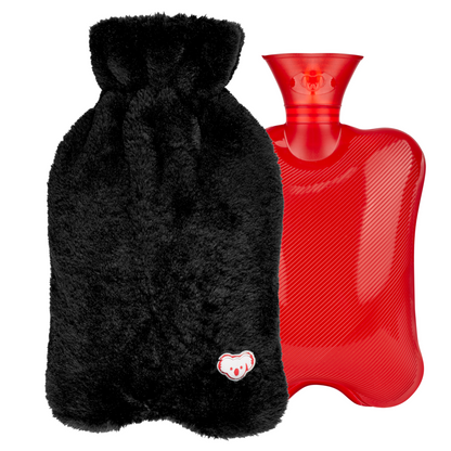 Wärmflasche KOALAA Koala Flauschig Weich Bezug Soft Wärmflaschenbezug Vegan Geprüft Schadstofffrei Kinder Hitze Gürtel Schutz Endometriose Morbus Crohn Colitis Ulcerosa Hitzetherapie Dinkelkissen Therapie Heizpflaster Alternative Wäremgürtel Bauch Rückenstütze Hitze Wärmeflasche Hülle Stoff