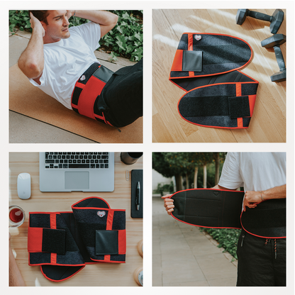 KOALAA Lumbar | Der Rückenstützgürtel mit Doppelzug-Mechanismus! | Beckengurt für den unteren Rücken